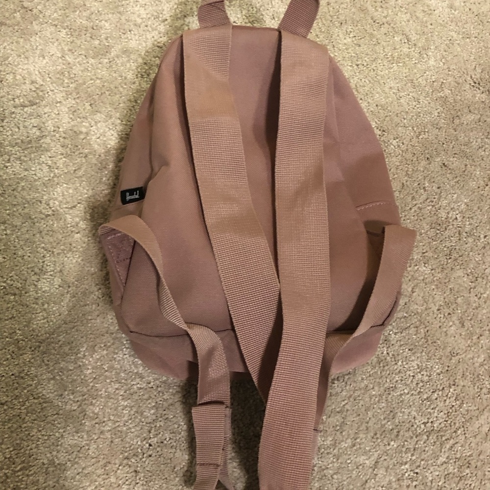 Herschel Mini Backpack Mauve Dusty Rose Pink Classic Casual Travel Bag - Picture 6 of 10